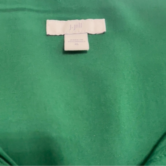 J Jill Mixed-print Peasant Dress In Sweet Clover Folkloric‎ Vine Border size XL - Picture 8 of 11